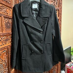 PEACOAT, with back details, never worn